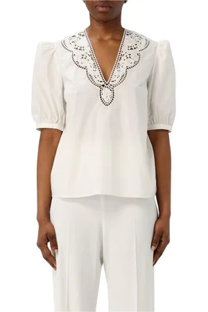 Twin-Set Mujer, Blusas y Camisas, Blanco, Talla: S