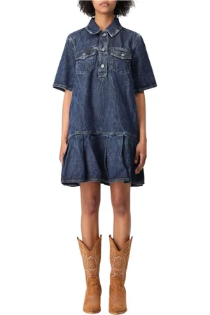 Ganni Mujer, Vestidos, Azul, Talla: S