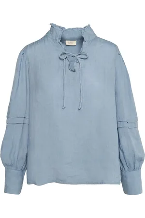 Hest Mujer, Blusas y Camisas, Azul, Talla: 2XL