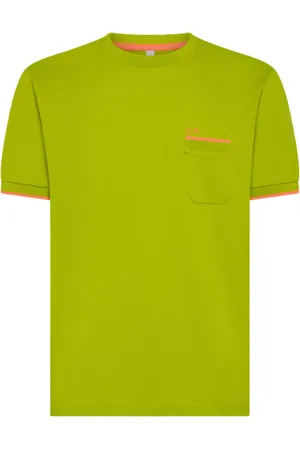 sun68 Hombre, Camisetas, Verde, Talla: 2XL