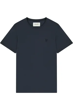 Lyle & Scott Hombre, Camisetas, Azul, Talla: S
