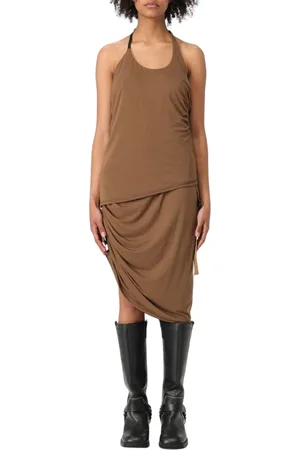 Helmut Lang Mujer, Vestidos, Marrón, Talla: S
