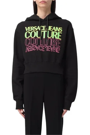 VERSACE Mujer, Sudaderas, Negro, Talla: 2XS