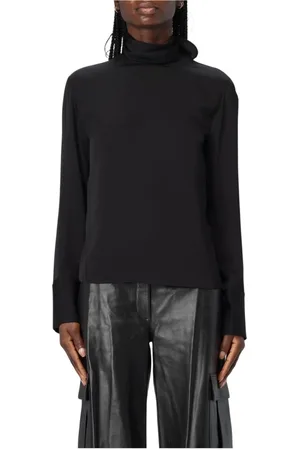 THEORY Mujer, Blusas y Camisas, Negro, Talla: L