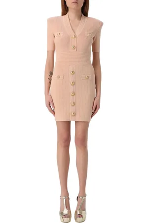 Balmain Mujer, Vestidos, Rosa, Talla: XL