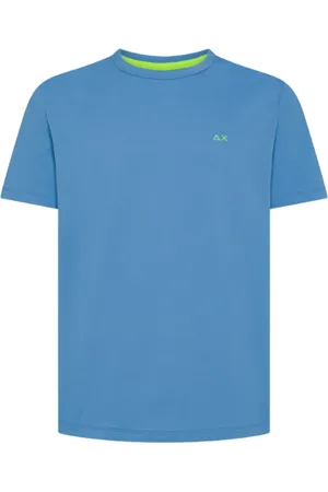 sun68 Hombre, Camisetas, Azul, Talla: L