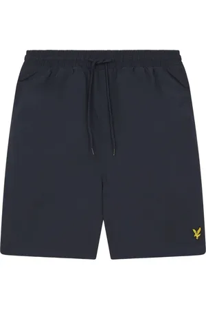 Lyle & Scott Hombre, Pantalones cortos, Negro, Talla: S
