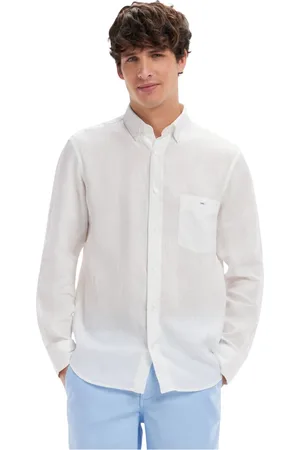Eden Park Hombre, Camisas, Blanco, Talla: 2XL