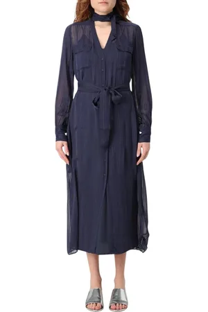 Twin-Set Mujer, Vestidos, Azul, Talla: 2XS