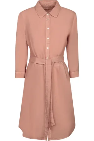 120% Lino Mujer, Vestidos, Rosa, Talla: XS