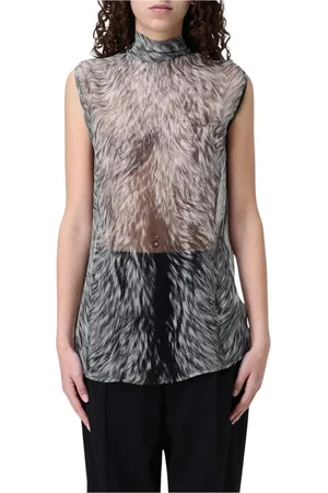 Dolce & Gabbana Mujer, Camisetas, Gris, Talla: S