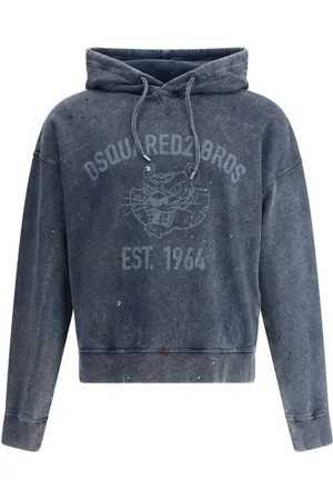 Dsquared2 Hombre, Sudaderas, Azul, Talla: XL