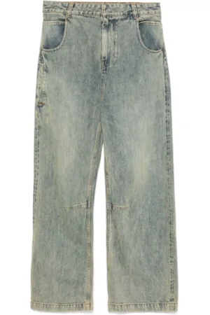 Entire Studios Hombre, Vaqueros, Azul, Talla: L