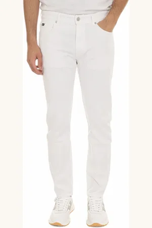 HUGO BOSS Hombre, Vaqueros, Blanco, Talla: W35