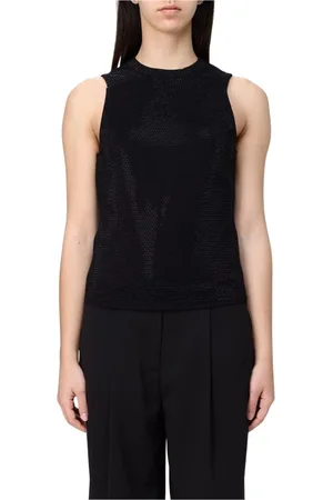 Emporio Armani Mujer, Camisetas, Negro, Talla: M