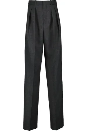 Saint Laurent Mujer, Pantalones, Gris, Talla: S