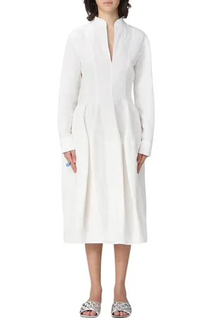 Bottega Veneta Mujer, Vestidos, Blanco, Talla: S
