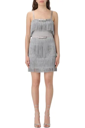 Elisabetta Franchi Mujer, Vestidos, Gris, Talla: S