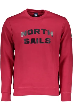 North Sails Hombre, Sudaderas, Rojo, Talla: M
