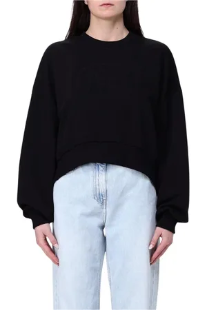 Elisabetta Franchi Mujer, Sudaderas, Negro, Talla: S