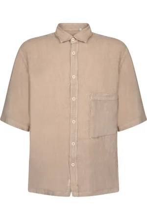 COSTUMEIN Hombre, Camisas, Marrón, Talla: XL