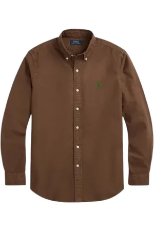 Ralph Lauren Hombre, Camisas, Marrón, Talla: L