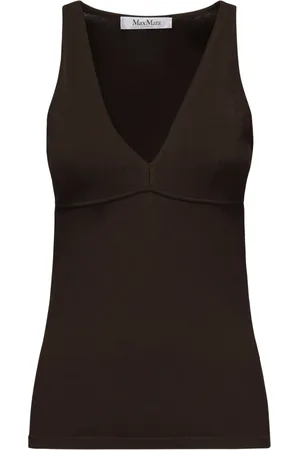 Max Mara Mujer, Camisetas, Marrón, Talla: S