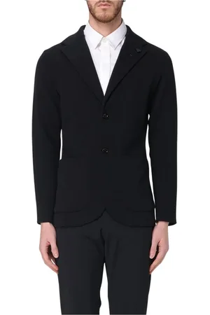 LARDINI Hombre, Chaquetas, Negro, Talla: S