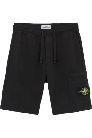 Stone Island Hombre, Pantalones cortos, Negro, Talla: W29