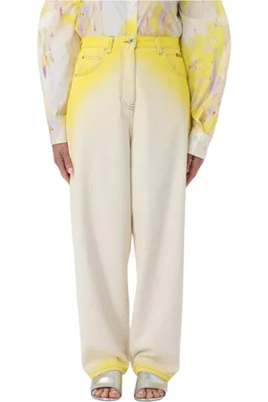Msgm Mujer, Vaqueros, Amarillo, Talla: S