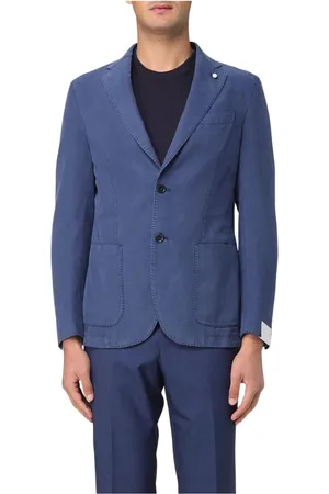 LUIGI BIANCHI MANTOVA Hombre, Chaquetas, Azul, Talla: M