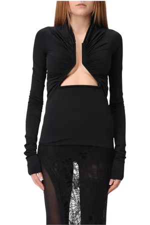 Rick Owens Mujer, Camisetas, Negro, Talla: 2XS