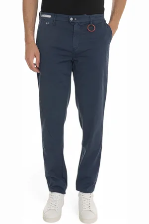 sartoria tramarossa Hombre, Pantalones, Azul, Talla: W34