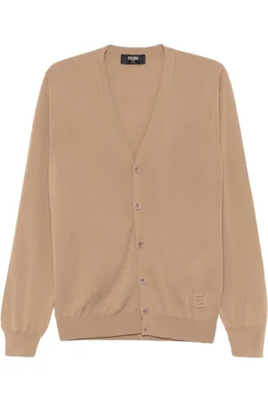 Fendi Hombre, Jerseys, Marrón, Talla: L