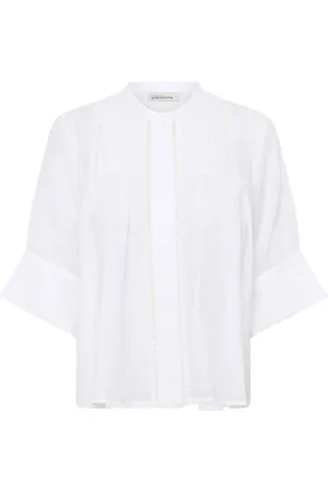 Karen by Simonsen Mujer, Blusas y Camisas, Blanco, Talla: M