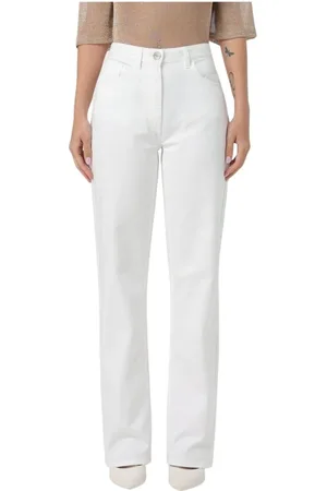 MVP Wardrobe Mujer, Vaqueros, Blanco, Talla: 2XS