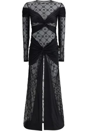 Marine Serre Mujer, Vestidos, Negro, Talla: S
