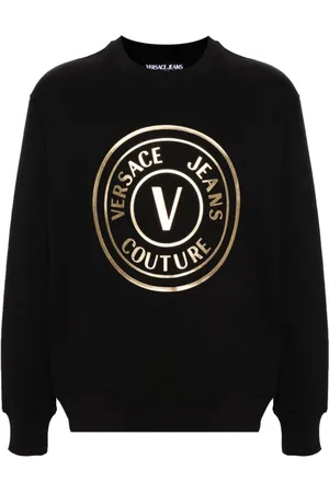 VERSACE Hombre, Sudaderas, Negro, Talla: 2XL