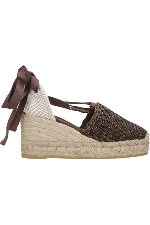 Espadrilles Mujer, Zapatos, Marrón, Talla: 39 EU