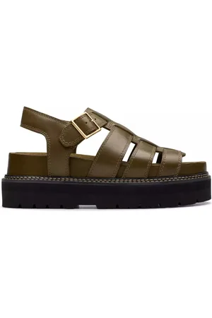 Clarks Mujer, Zapatos, Verde, Talla: 37 1/2 EU