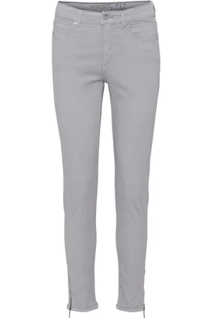 C.ro Mujer, Vaqueros, Gris, Talla: L