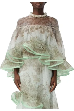 ZIMMERMANN Mujer, Blusas y Camisas, Verde, Talla: S