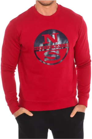 North Sails Hombre, Sudaderas, Rojo, Talla: XL