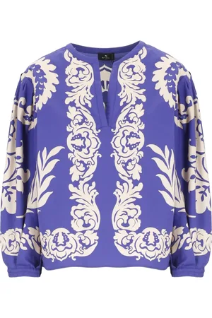 Etro Mujer, Blusas y Camisas, Púrpura, Talla: M
