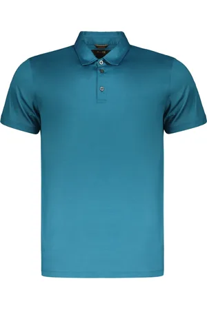 MOORER Hombre, Camisetas, Azul, Talla: 3XL