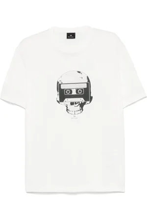 Paul Smith Hombre, Camisetas, Blanco, Talla: S