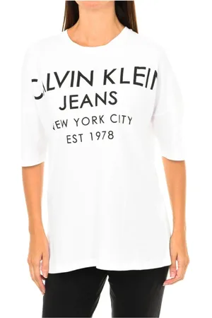 Calvin Klein Mujer, Camisetas, Blanco, Talla: S