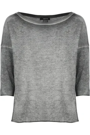 AVANT TOI Mujer, Camisetas, Gris, Talla: L