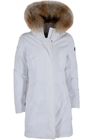 YES ZEE BY ESSENZA Mujer, Abrigos, Blanco, Talla: M