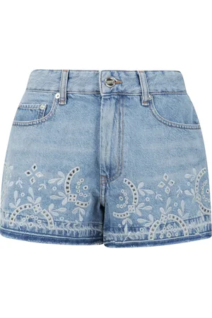 Ganni Mujer, Pantalones cortos, Azul, Talla: W25